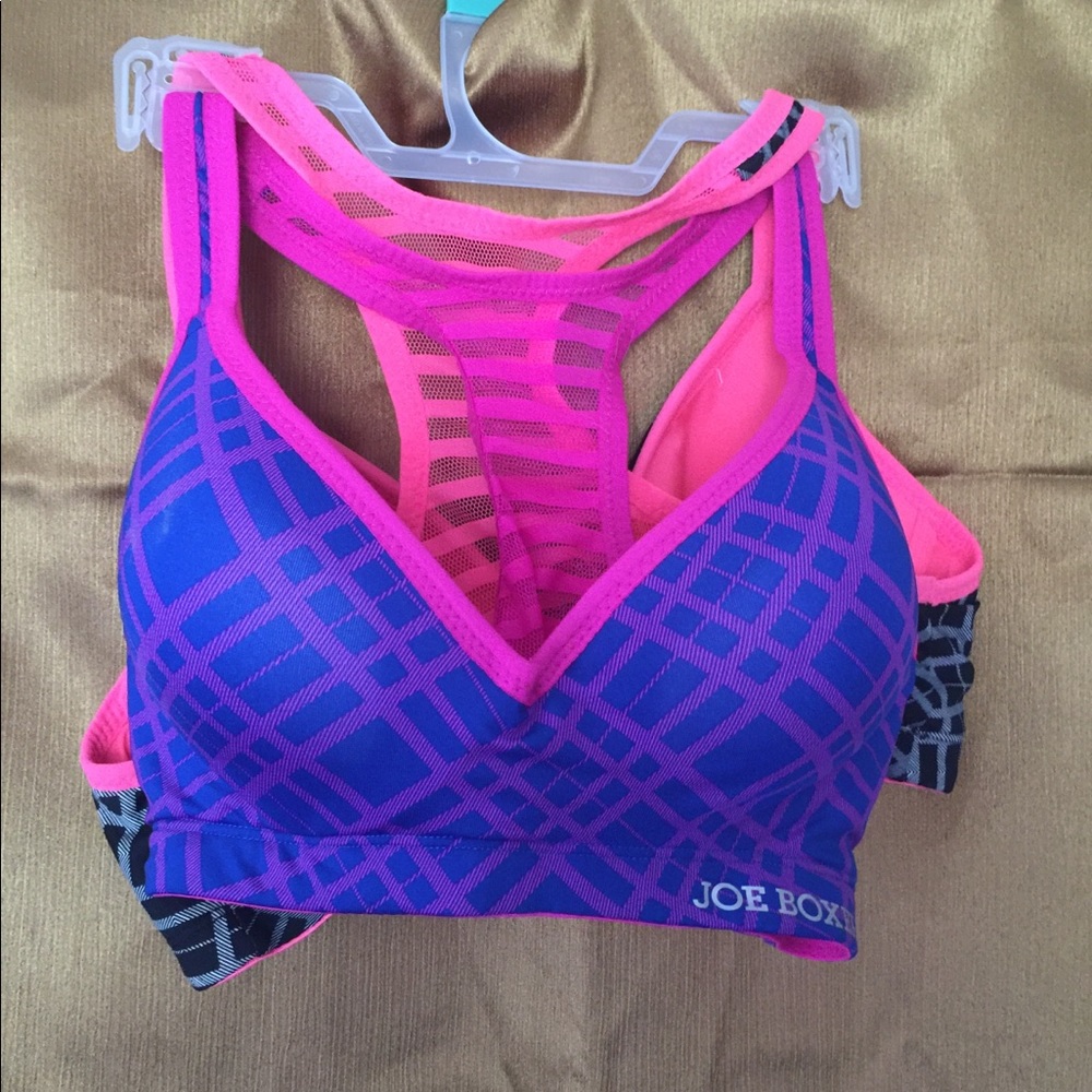 Pair of Joe Boxer sports bras - Picture 1 of 2